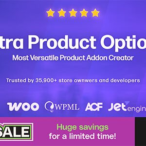 Extra Product Options & Add-Ons for WooCommerce