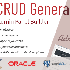 PHP CRUD Generator - Advanced Database Admin Panel Builder