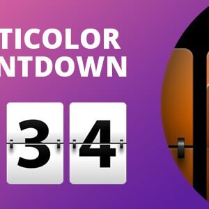 Resizable Multicolor Countdown