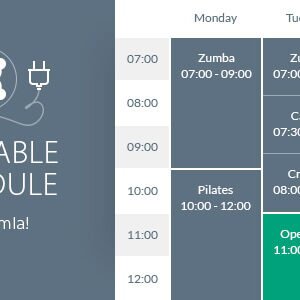 Timetable Schedule for Joomla